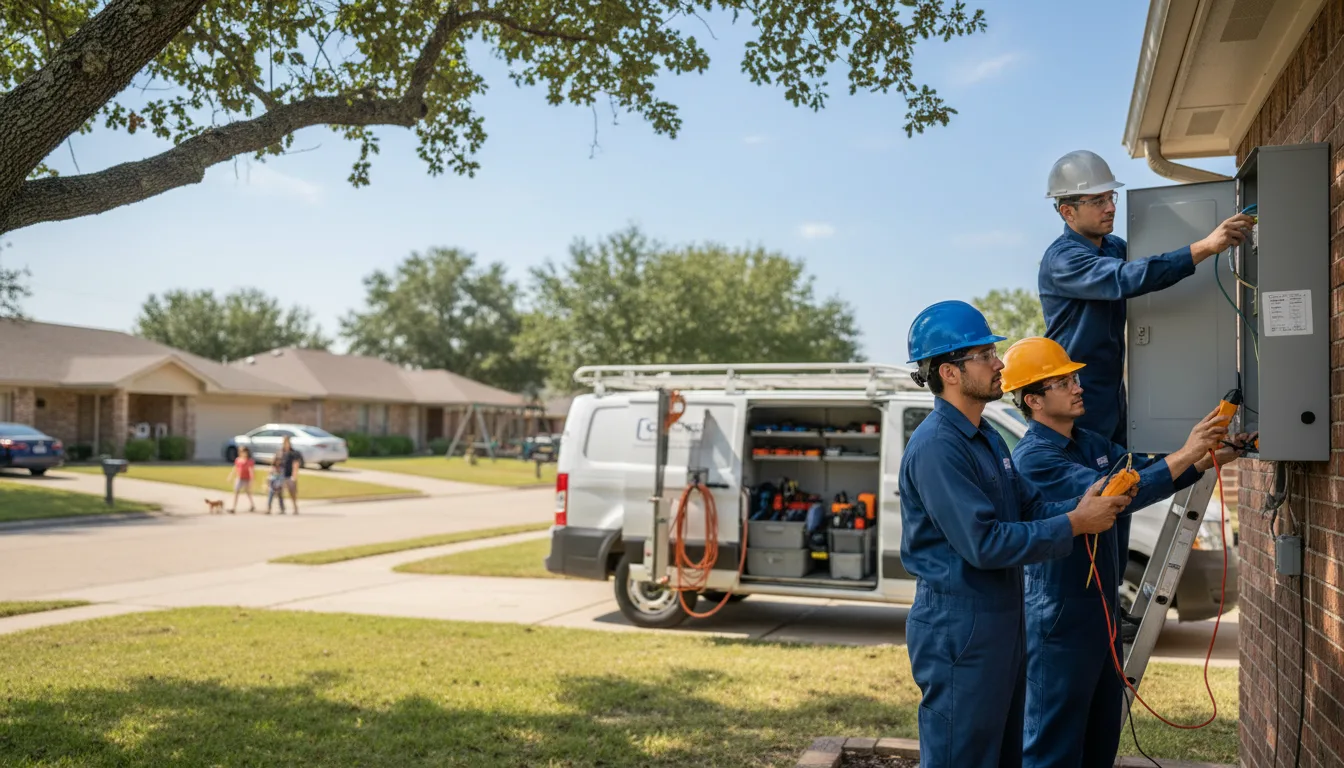 Certified electrician providing emergency electrical services in Promise City, IA